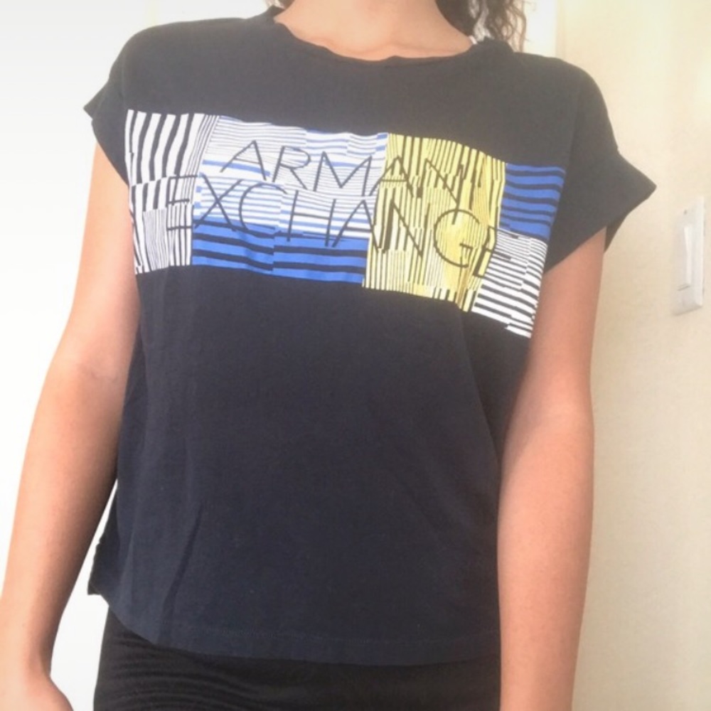 Navy blue top